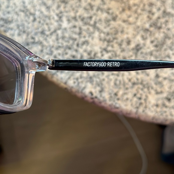 Factory 900 Retro Frames Black & Clear - Picture 4 of 8
